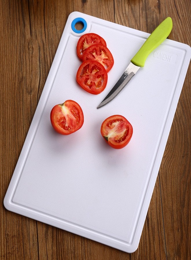 Ganesh Plastic Cutting-Chopping Board for Vegetable, Fruits, Cheese, Premium-Grade Plastic, 100% Food Safe, BPA-Free - Assorted - Image 5